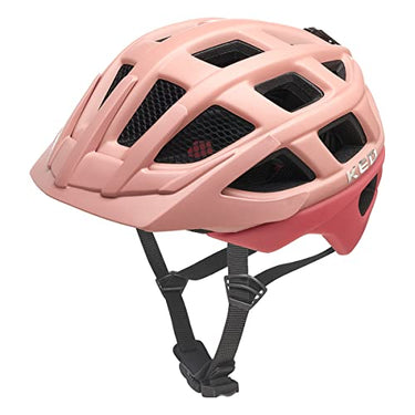 KED Unisex Youth Kailu Bicycle Helmet, Dusty Coral Pink Matt, (53-59cm) on Sale